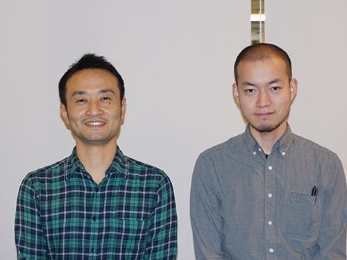 濱田社長（写真左）、江里取締役