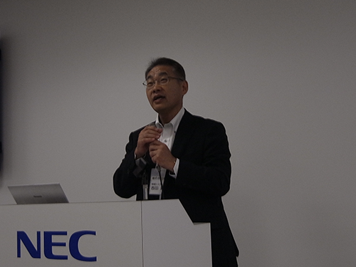 未来館情報システム部の西田昇二部長