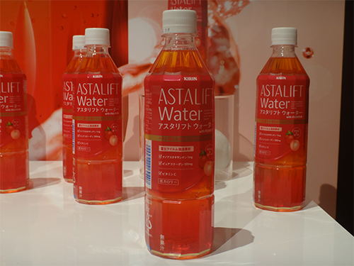 共同開発された美容飲料「キリンアスタリフトウォーター」