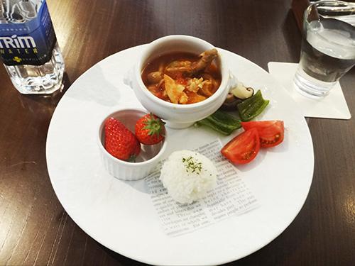 日本トリムの農業用整水器を用いて栽培された野菜「還元野菜」を使った料理