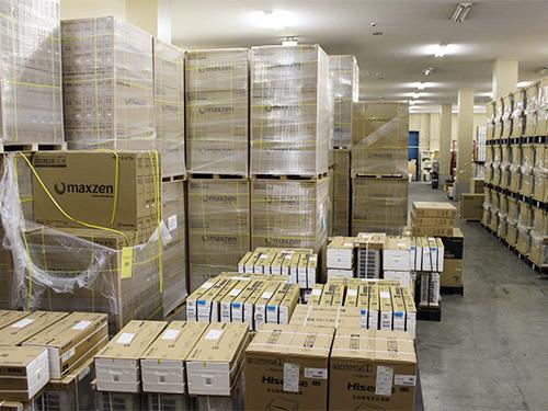 倉庫を移転し、スペースを増やした（MOAの市川商品センター）