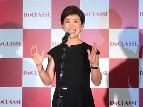 実店舗展開に意欲を示す林恵子社長