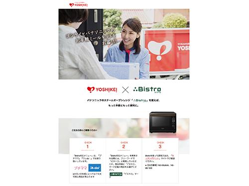 パナソニック用に特設ページを開設