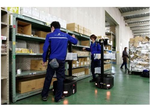 日本ロジテムの倉庫にあるＡＭＲの様子