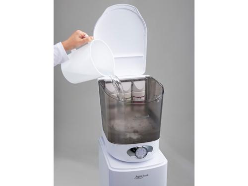 水道水を注ぐだけで「シリカ水素水」が生成できる