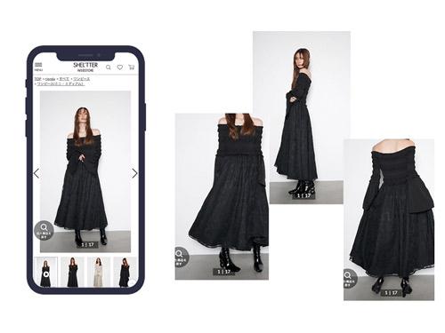 バロックジャパンリミテッドは商品画像一覧で質感や揺れ感が伝わるショート動画を配信