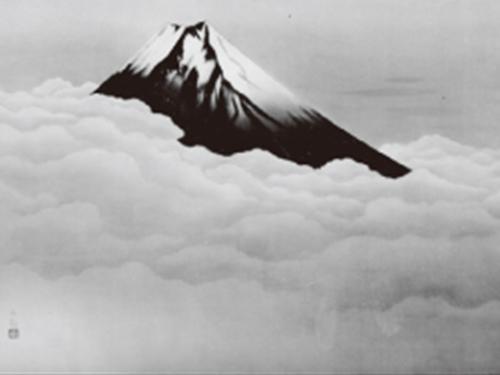 横山大観「霊峰不二」１９３６年