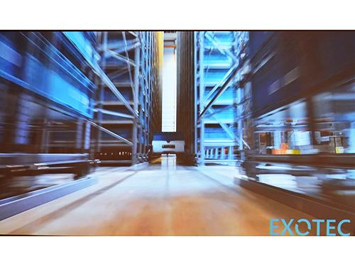 Ｅｘｏｔｅｃ　Ｓｏｌｕｔｉｏｎｓ　ＳＡＳの自動運搬ロボ「スカイポッド」は棚を登る