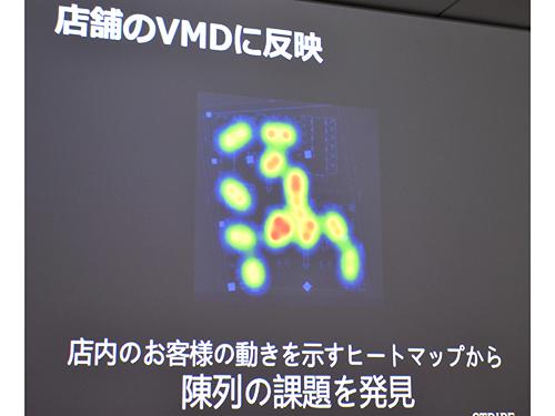 ヒートマップで店舗内の顧客の動きを可視化