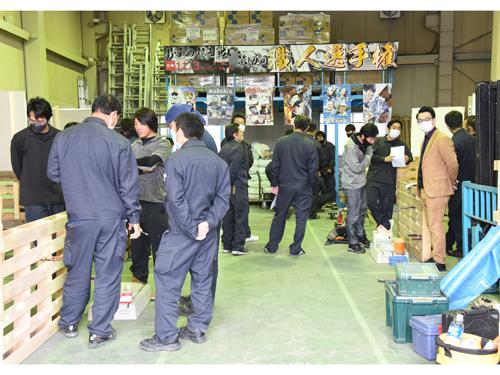 メッドコミュニケーションズの職人選手権の様子