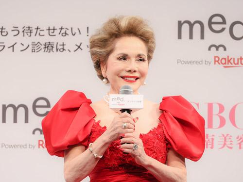 デヴィ夫人を起用したテレビＣＭを放送