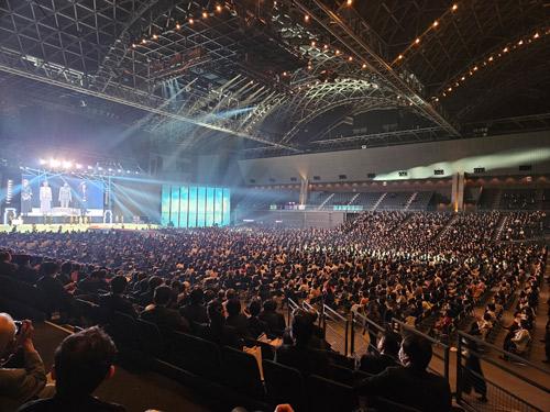 「ヤクルト世界大会」会場の様子