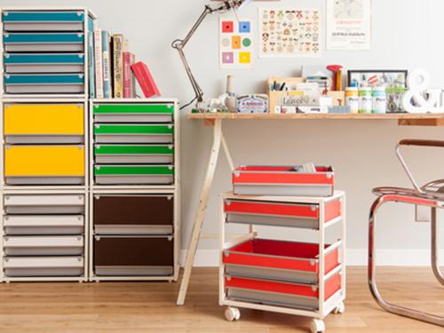 引き出しが抜け落ちるのを防ぐチェスト「トランク」