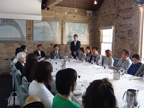 ウェルカムパーティーのようす