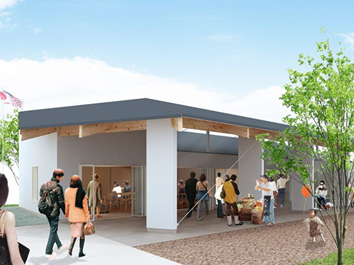 今冬オープンを目指す「野田村アムウェイハウス（仮称）」の完成予想図