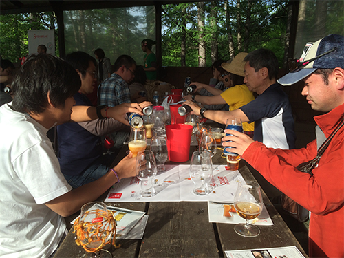 イベントのメーンは同社のビールの飲み放題企画