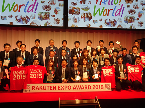 東北エリアの受賞者と高橋理人常務執行役員（前列左から5人目）