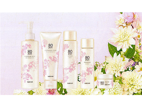 リニューアルした低価格帯スキンケアライン