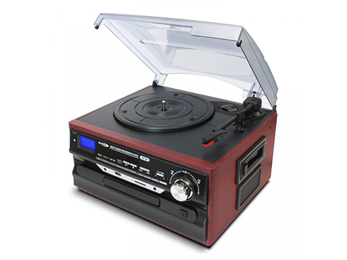 五つの機能を備えたオーディオ機器「マルチ・オーディオ・レコード／プレイヤー」