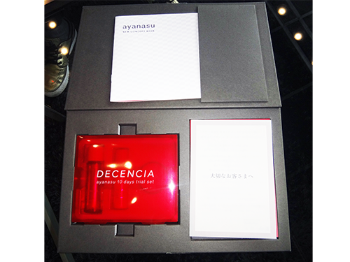 decenciaが定期顧客向けに送ったトライアルセット