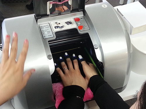 プリンターで爪に柄を印刷