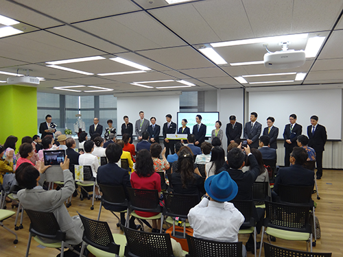 お披露目会のようす