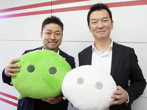 提携しtベンリーの中瀬社長（写真右）とJC Connectの城ヶ原社長