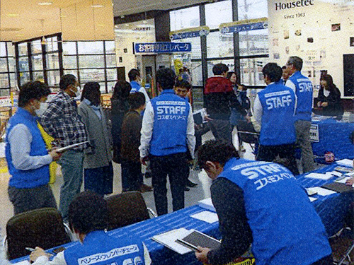 ヤマダ電気の店舗を使って実施した販売会で過去最高の売り上げを記録した