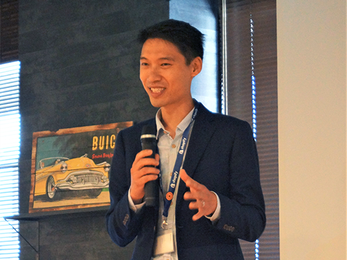 日本のカントリーマネージャーの王・マーク氏がパートナー強化の方針を説明