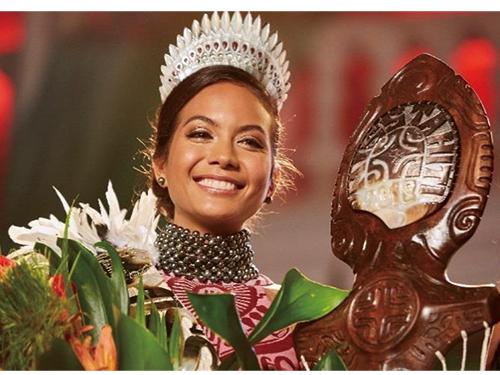 グローバルスポークスパーソンに任命したミスタヒチのヴァイマラマ・チャベス氏