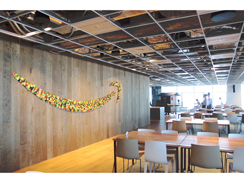 新オフィスのカフェテリア