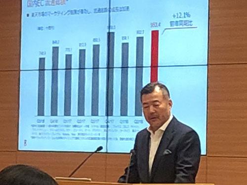 副社長執行役員コマースカンパニープレジデント・武田和徳氏