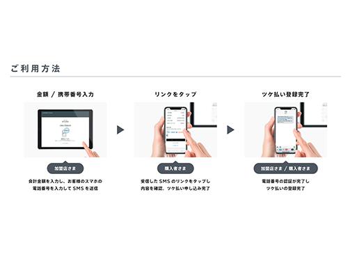 電話番号だけで決済を完了できる