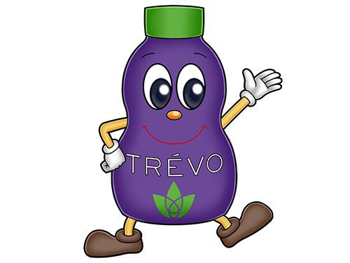 マスコットキャラクターのトレボくん