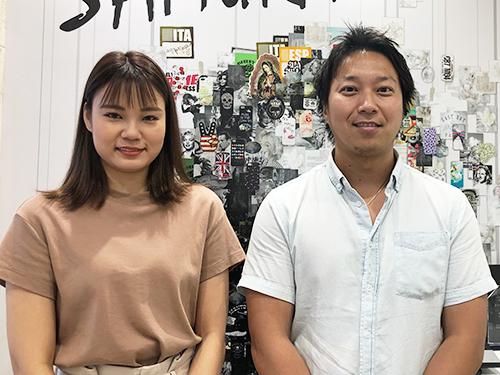 新島諒取締役(写真右）