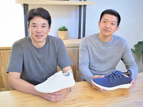 蓑輪光浩マーケティングディレクター（写真左）と石井孝憲ＥＣシニアマネージャー