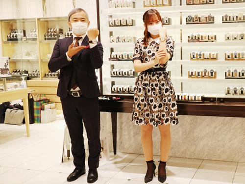 伊勢丹新宿店でメディア向けに発表