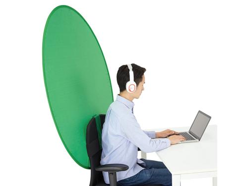 椅子の背もたれに設置して使用する