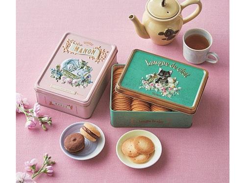 大賞に選出された洋菓子店リビエールの「ランドグシャ」と「ＭＡＮＯＮ」
