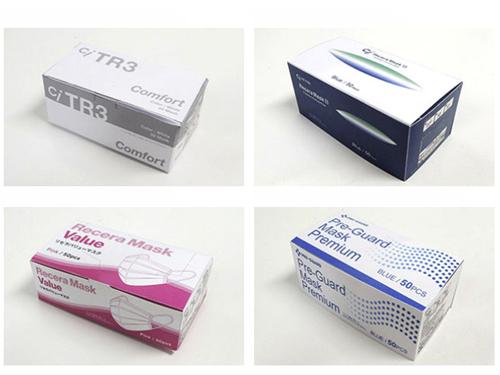 ＪＩＳを取得したマスク（写真は一部）