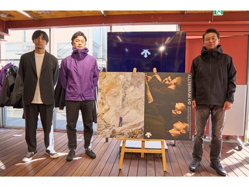 （写真右から）小川典利大代表、部門長代行・大辻俊作氏、グローバルマーケティング課課長・山内洋佑氏