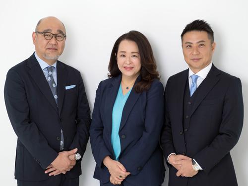 左から高谷氏、宮崎氏、小高氏＝ＤＨＣ提供