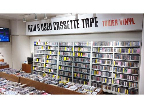 「タワーヴァイナルシブヤ」ではカセットテープも人気に