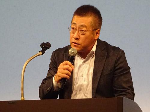 玩具市場について説明する日本玩具協会の前田道裕会長