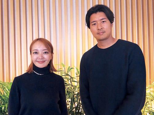 商業施設本部　商業施設運営一部　運営企画グループ　主事　岡村栄治氏（写真右）、大塚麻紀子氏