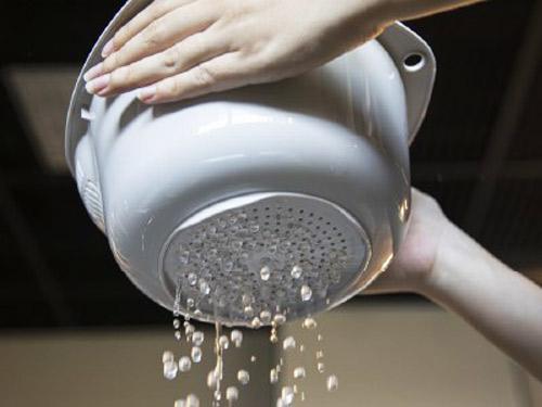 水分を素早く逃がしてコメの風味を保つ