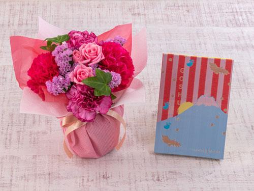 御朱印帳とブーケのセット