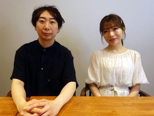 田中弘武代表（写真左）とアパグロ事業部マネージャー・熊坂理那氏