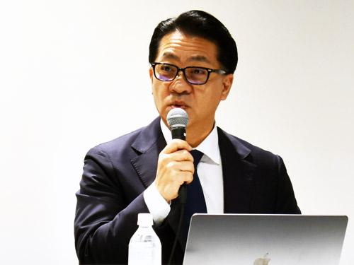 楽天グループ　代表取締役　副社長執行役員　百野研太郎氏