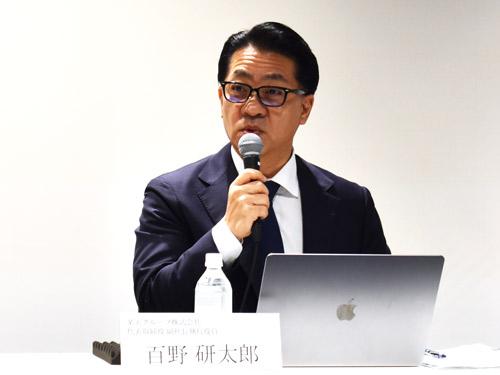 楽天グループ　代表取締役　副社長執行役員　百野研太郎氏